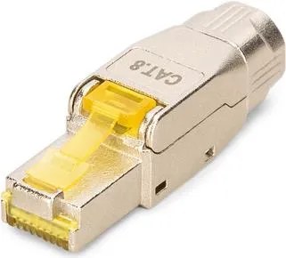 Spina modulare RJ45 cat.8.1, PoE++, 25/40GbE, schermata, avvitabile, …