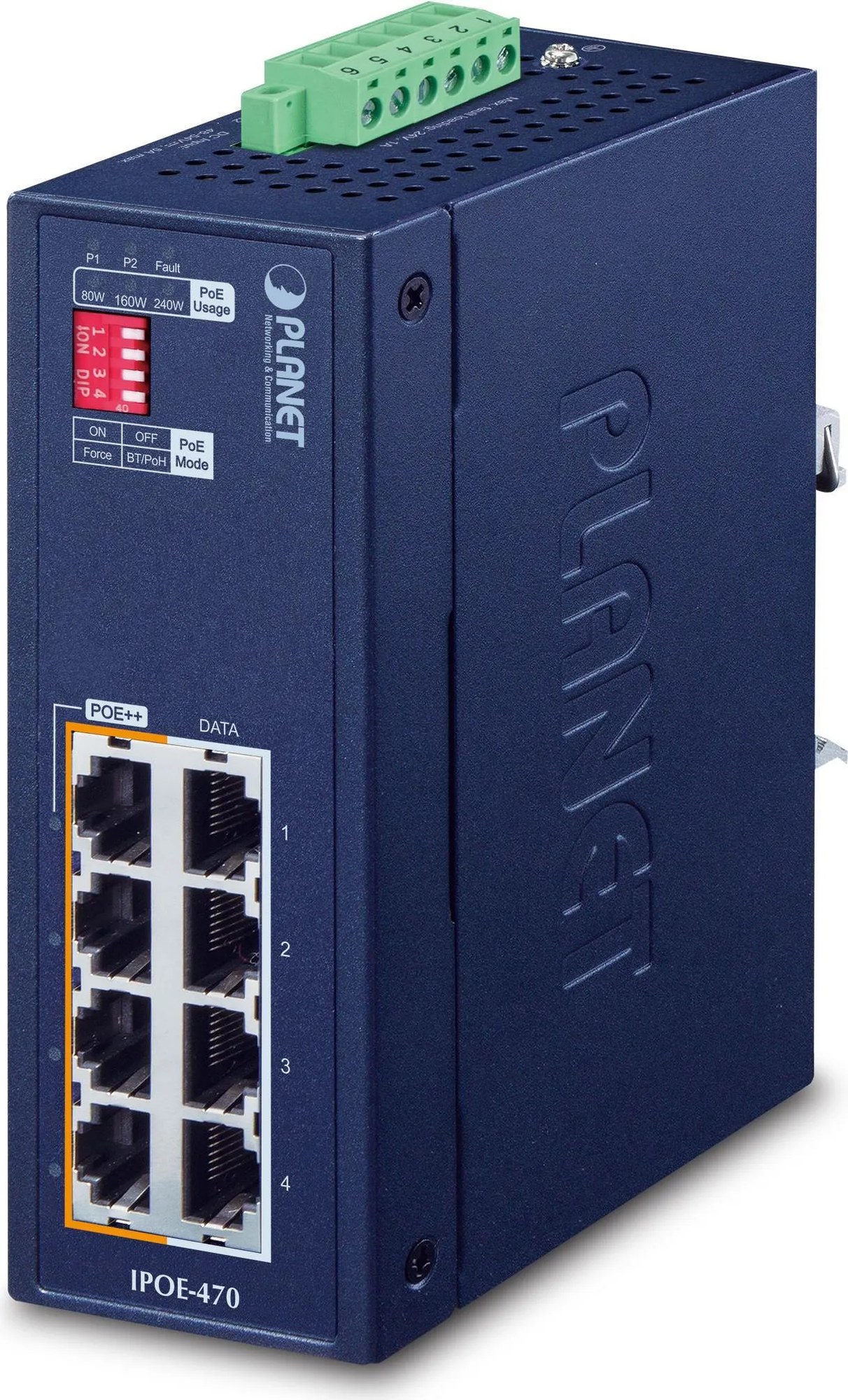Planet IPOE-470 Switch Ethernet Gigabit Industriale a 8 …