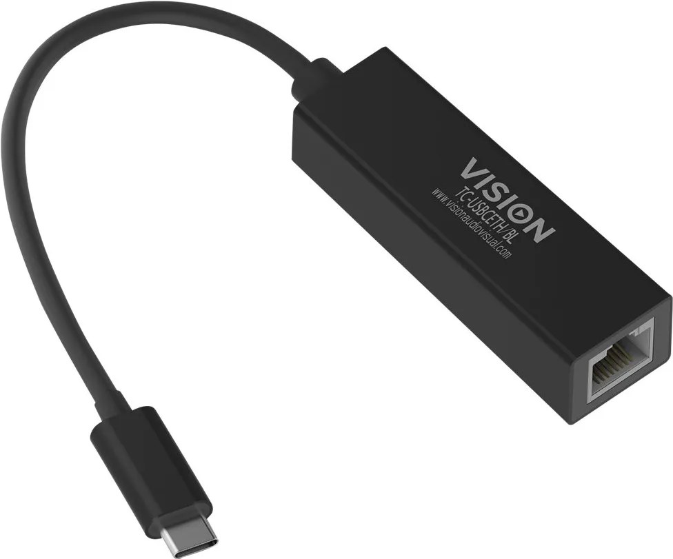 Vision TC-USBCETH/BL - Adattatore di rete - USB-C …