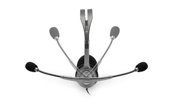 Logitech 981-000612 H111 Cuffie stereo grigie