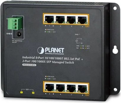 PLANET WGS-4215-8P2S switch di rete Gestito Gigabit Ethernet …