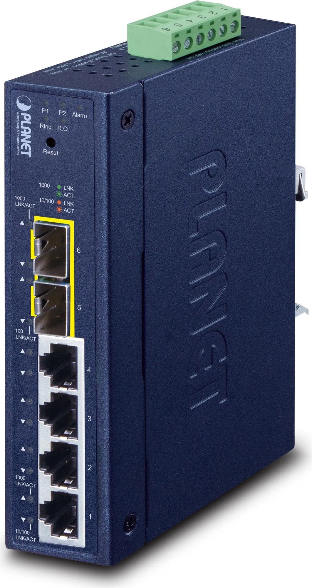 PLANET Industrial L2/L4 4-Port Gestito L2/L4 Gigabit Ethernet …