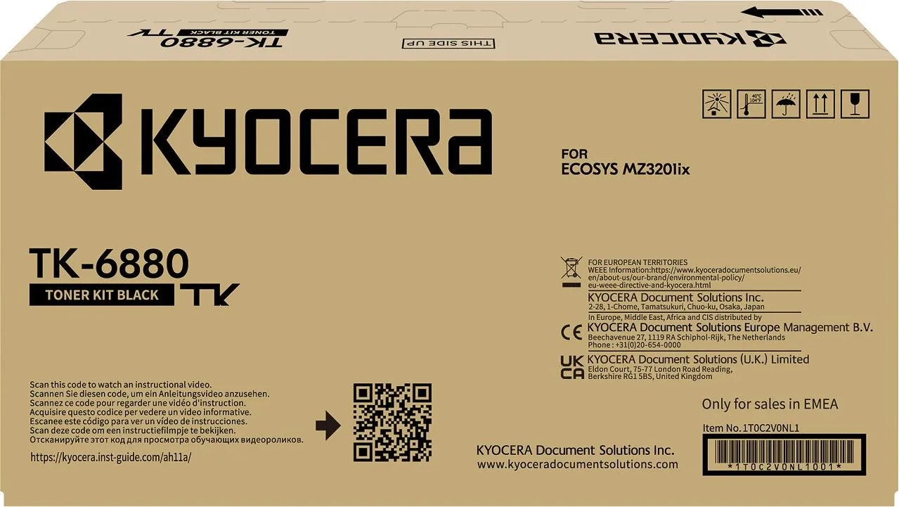 KYOCERA TK-6880 Toner schwarz 1T0C2V0NL1 ca. 5.000 Seiten …