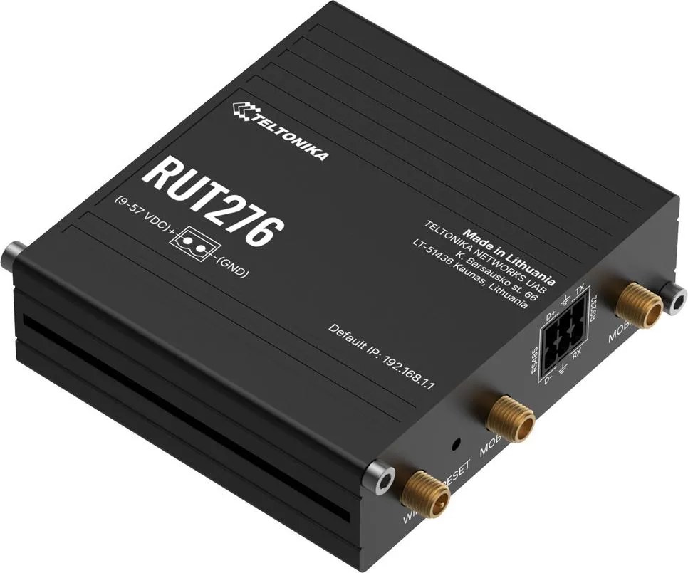 Teltonika RUT276 Router cellulare industriale 5G Wi-Fi, RS232 …
