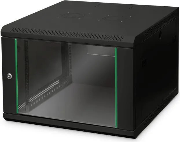 Digitus DN-19 07U-6/6-EC-SW rack 7U Da parete Nero