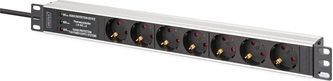 Striscia di alimentazione PDU Rack 19" con protezione …