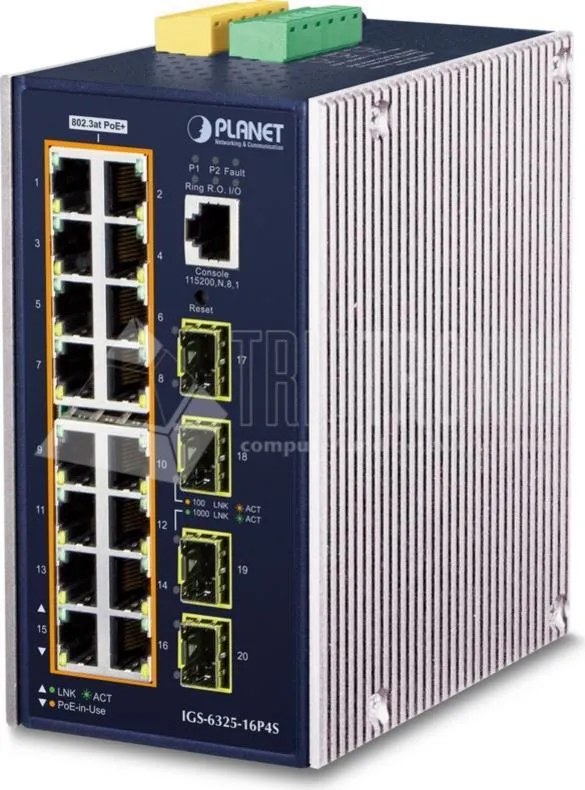 PLANET IGS-6325-16P4S switch di rete Gestito L3 Gigabit …