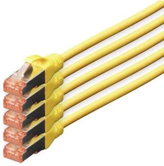 Digitus DK-1644-100-Y-5 cavo di rete Giallo 10 m …
