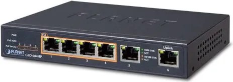 PLANET GSD-604HP switch di rete Non gestito Gigabit …