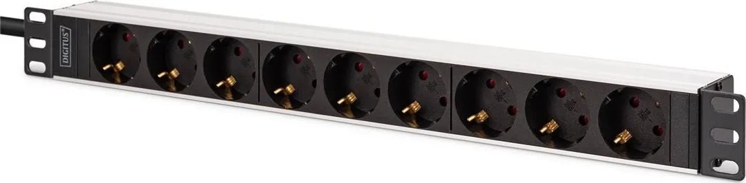 Striscia di alimentazione PDU Rack 19", 9 prese …