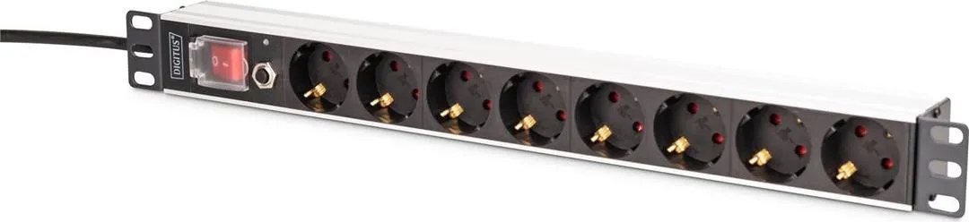Striscia di alimentazione PDU Rack 19" con protezione …