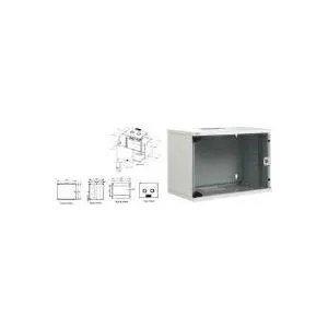 Digitus DN-19 07U-S-1 rack 7U Da parete Grigio