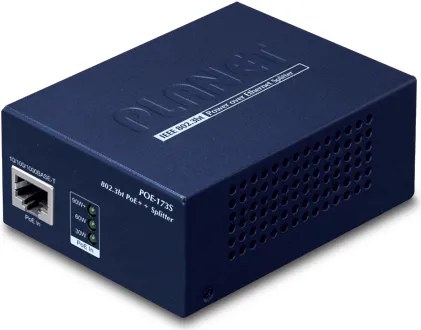 PLANET POE-173S divisore di rete Nero Supporto Power …
