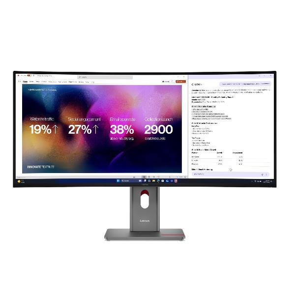 Lenovo ThinkVision P40WD-40 Monitor (LENOVO ThinkVision P40WD-40 39.7inch …