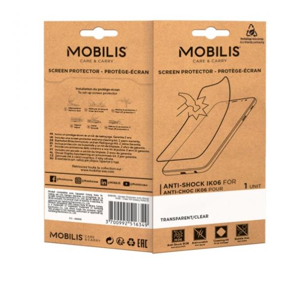 Mobilis Displayschutzfolie, IK06 Displayschutzfolie, Anti-Shock IK06, Clear, passend …