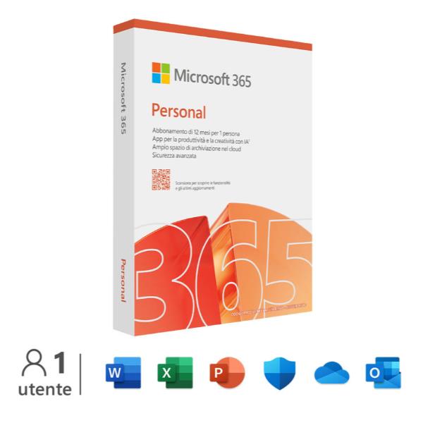 MICROSOFT M365 PERSONAL ITALIAN EUROZONE SUBSCR MEDIALESS FY25H2 …