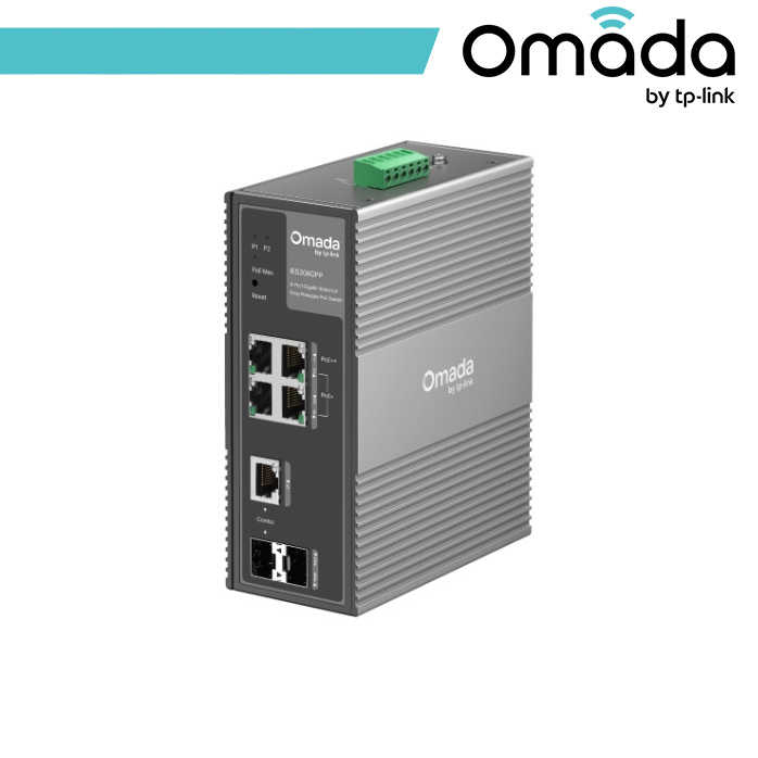 SWITCH INDUSTRIALE 6P TP-LINK IES206GPP CON 3P POE+ …