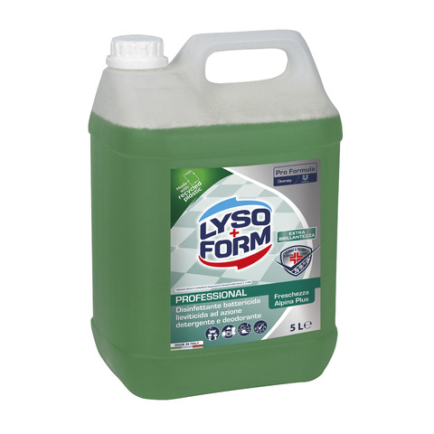 Detergente pavimenti disinfettante Lysoform PLUS 5L freschezza alpina