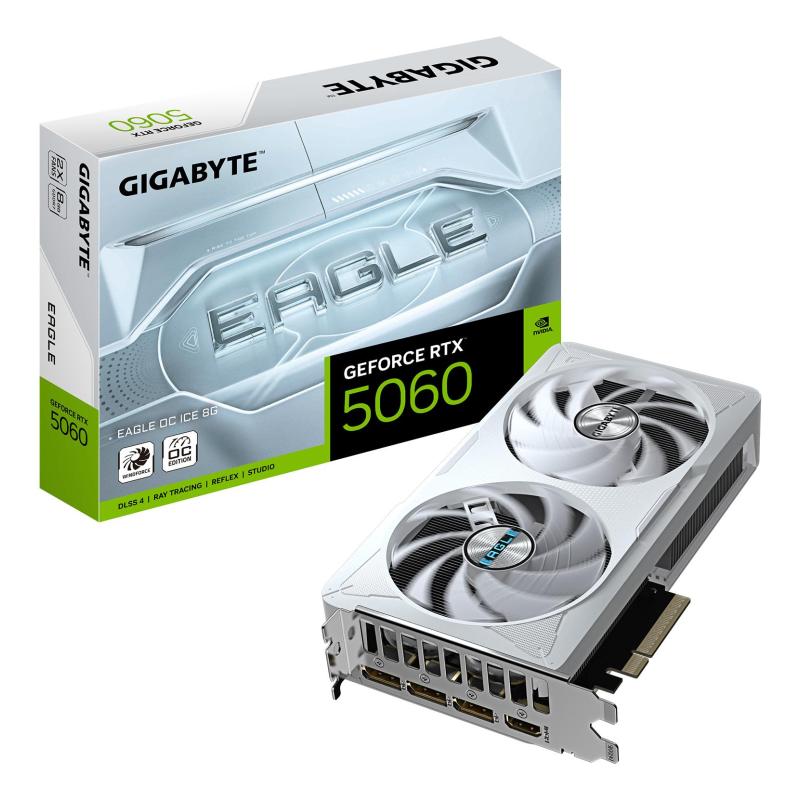 GIGABYTE GeForce RTX 5060 EAGLE OC ICE 8G …