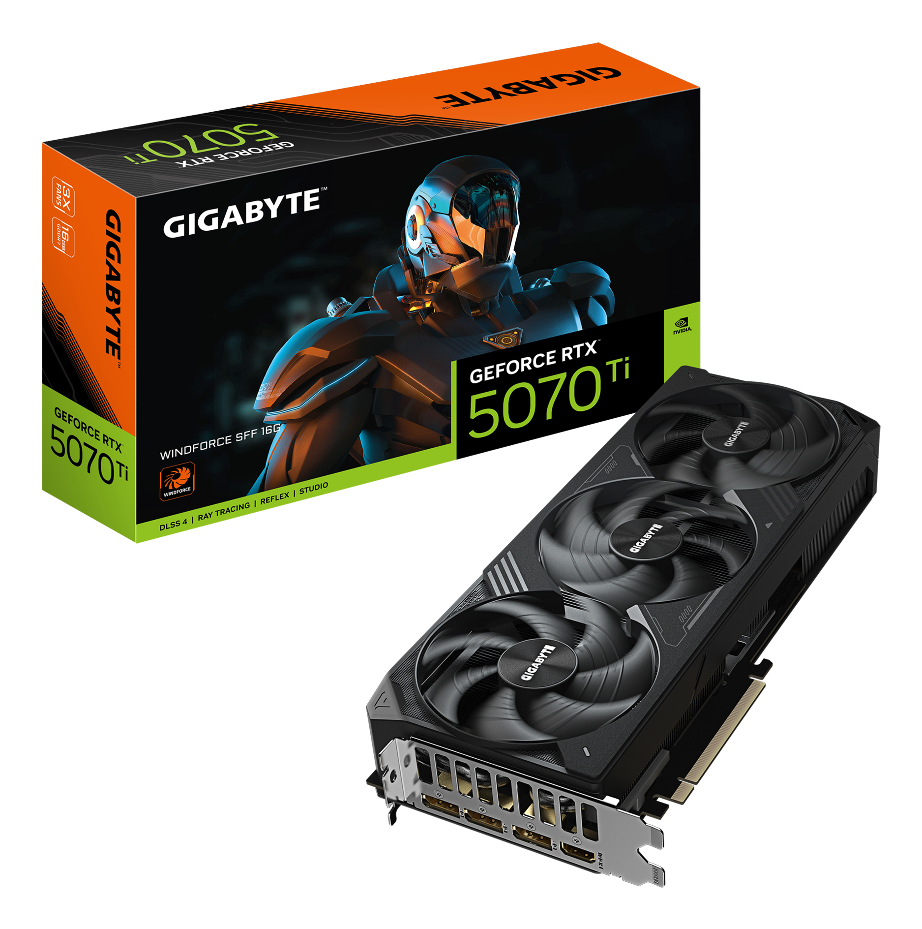 GIGABYTE GeForce RTX 5070 Ti WINDFORCE SFF 16G …