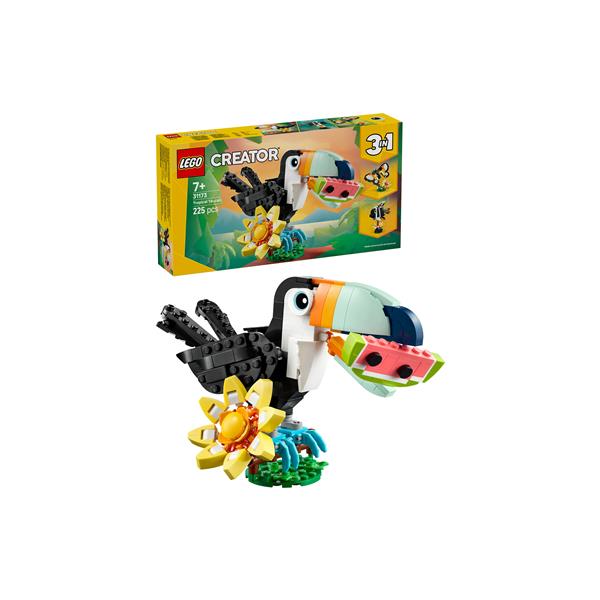 LEGO CREATOR 3 IN 1 ANIMALI SELVATICI TUCANO …