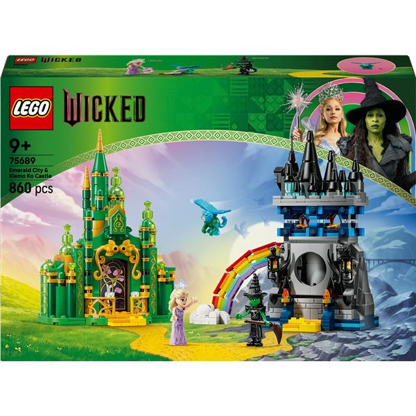 LEGO WICKED CITTA' DI SMERALDO E CASTELLO KIAMO …