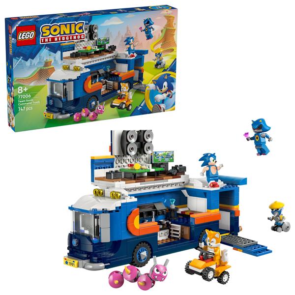 LEGO SONIC THE HEDGEHOG CAMION DI COMANDO TEAM …