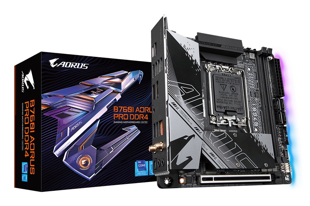 Scheda madre GIGABYTE B760I AORUS PRO DDR4 per …