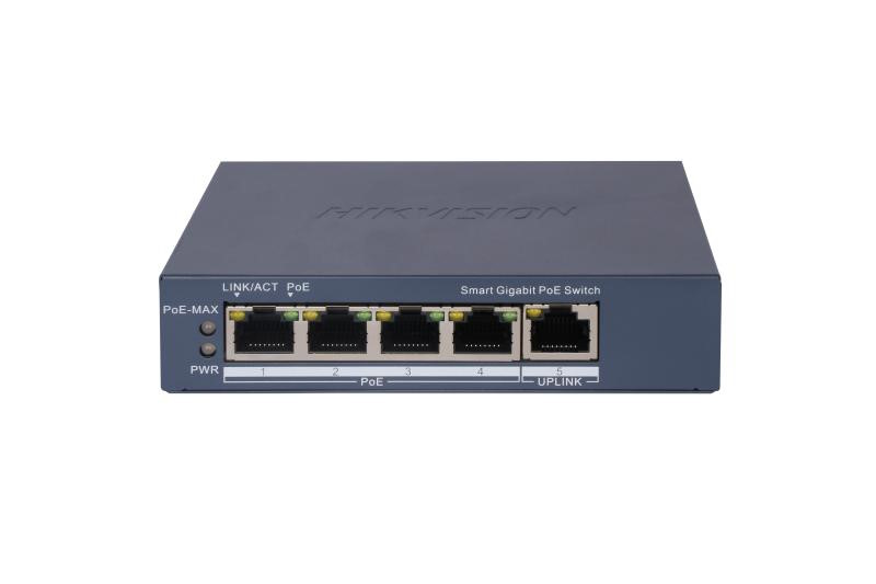 HIKVISION SWITCH L2, SMART MANAGED, 4 GIGABIT RJ45 …
