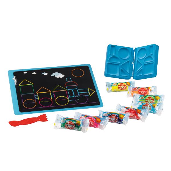 DIDO'BLOCKS TRENINO PASTA DA MODELLARE BABYTABLET CON SAGOME …