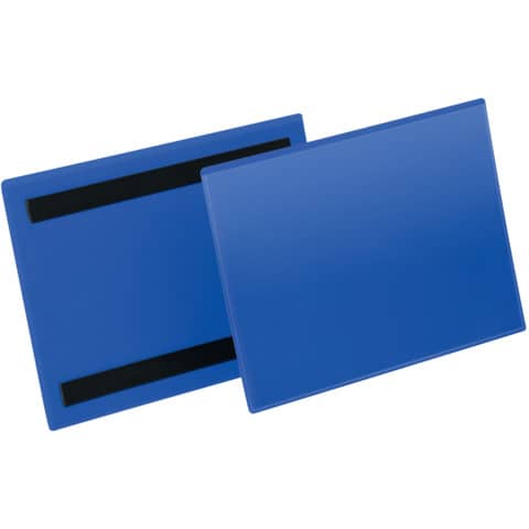 Buste identificative magnetiche - A5 orizzontale - blu …
