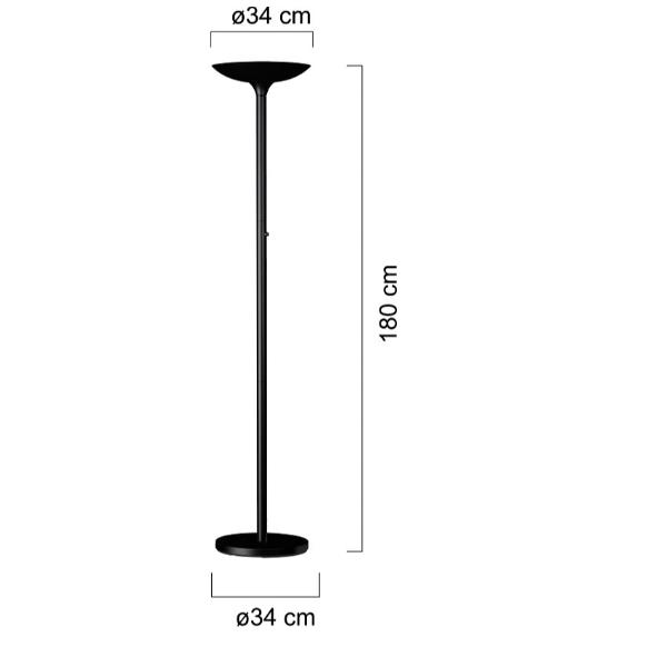 Lampada da terra Varialux - a led - …