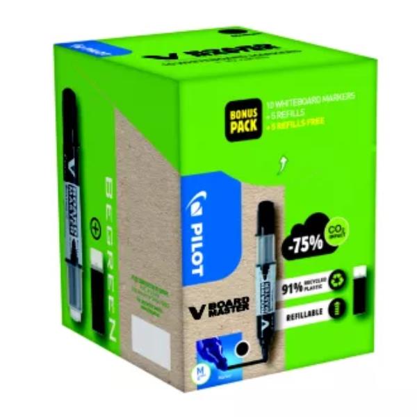 PILOT GREENPACK PENNARELLO RICARICABILE PER LAVAGNE VBOARD PUNTA …