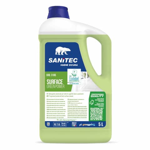 Detergente pavimenti Surface Green Power - 5 L …