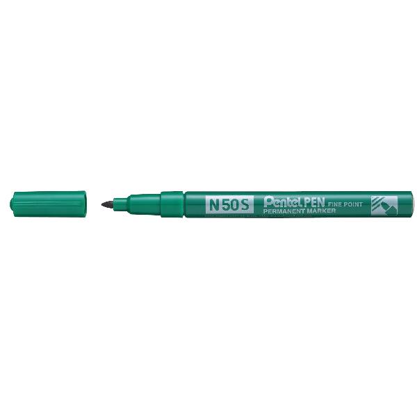 Marcatore permanente N50S - punta tonda - verde …