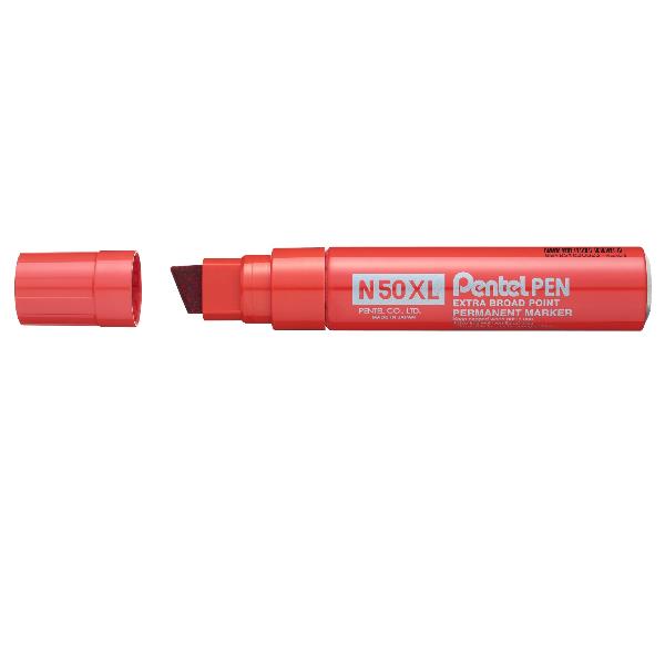 Marcatore permanente N50XL - punta scalpello - rosso …