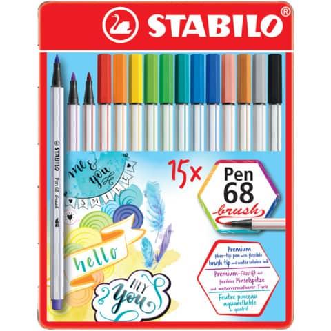 Pennarelli Pen 68 Brush - colori assortiti - …