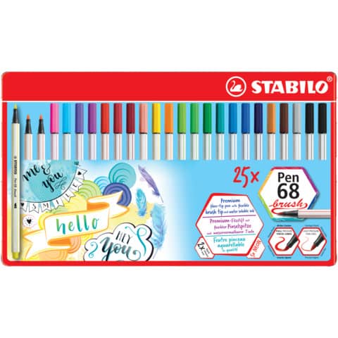 Pennarelli Pen 68 Brush - colori assortiti - …