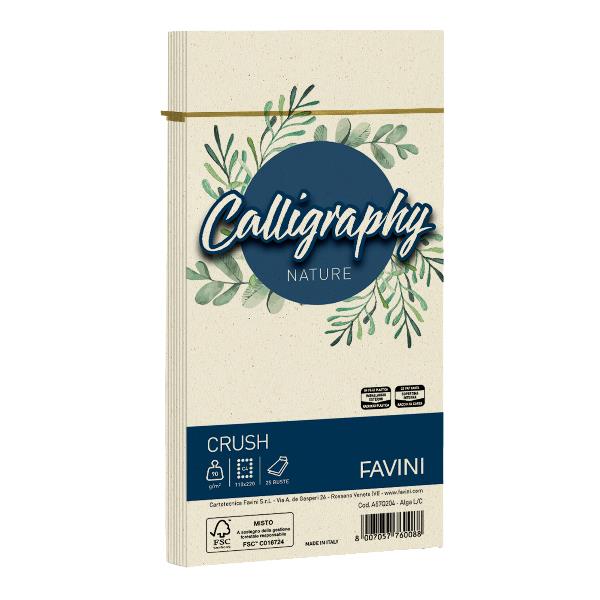 CARTOTECNICA FAVINI NATURE 25 BUSTE 12X18 90 GR …