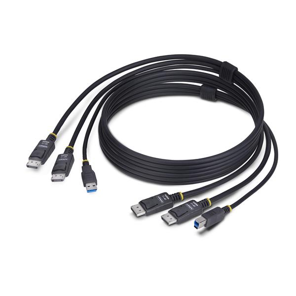 STARTECH CAVO KVM DOPPIO DP/USB