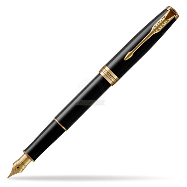 PARKER SONNET LACQUE PENNA STILOGRAFICA CORPO LACCATO NERO …