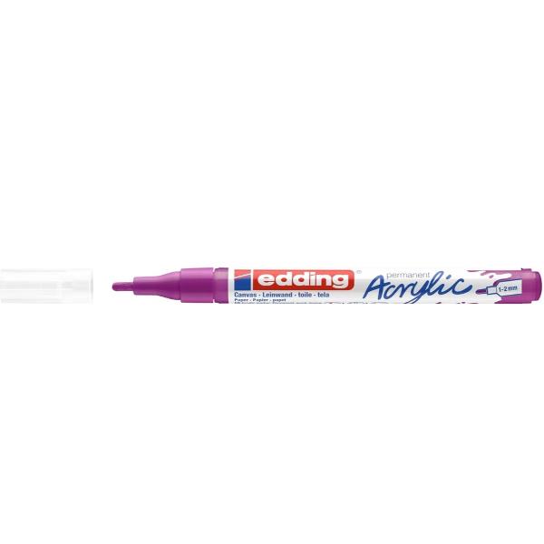 Edding 5300 acrylic marker fine, Viola, Fissa, Bacca, …