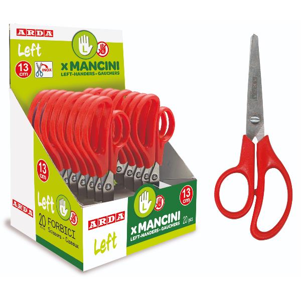 Arda FORBICE LEFT MANCINI 13CM - ESPOSITORE 20PZ