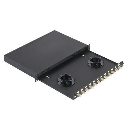 PANDUIT CASS.FO 1U CON 24 LCD SM NERO