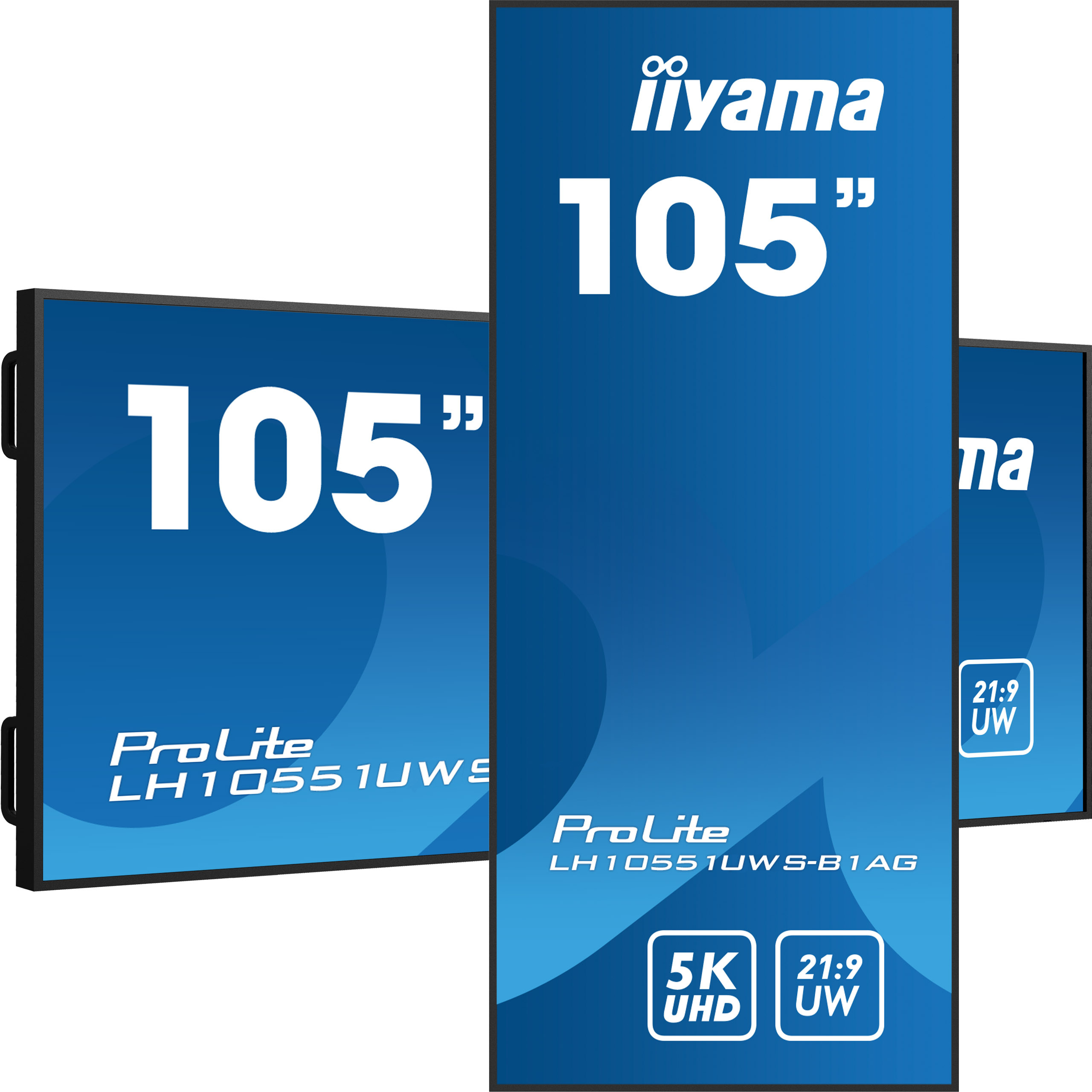 iiyama LH10551UWS-B1AG, Pannello piatto per segnaletica digitale, 2,66 …