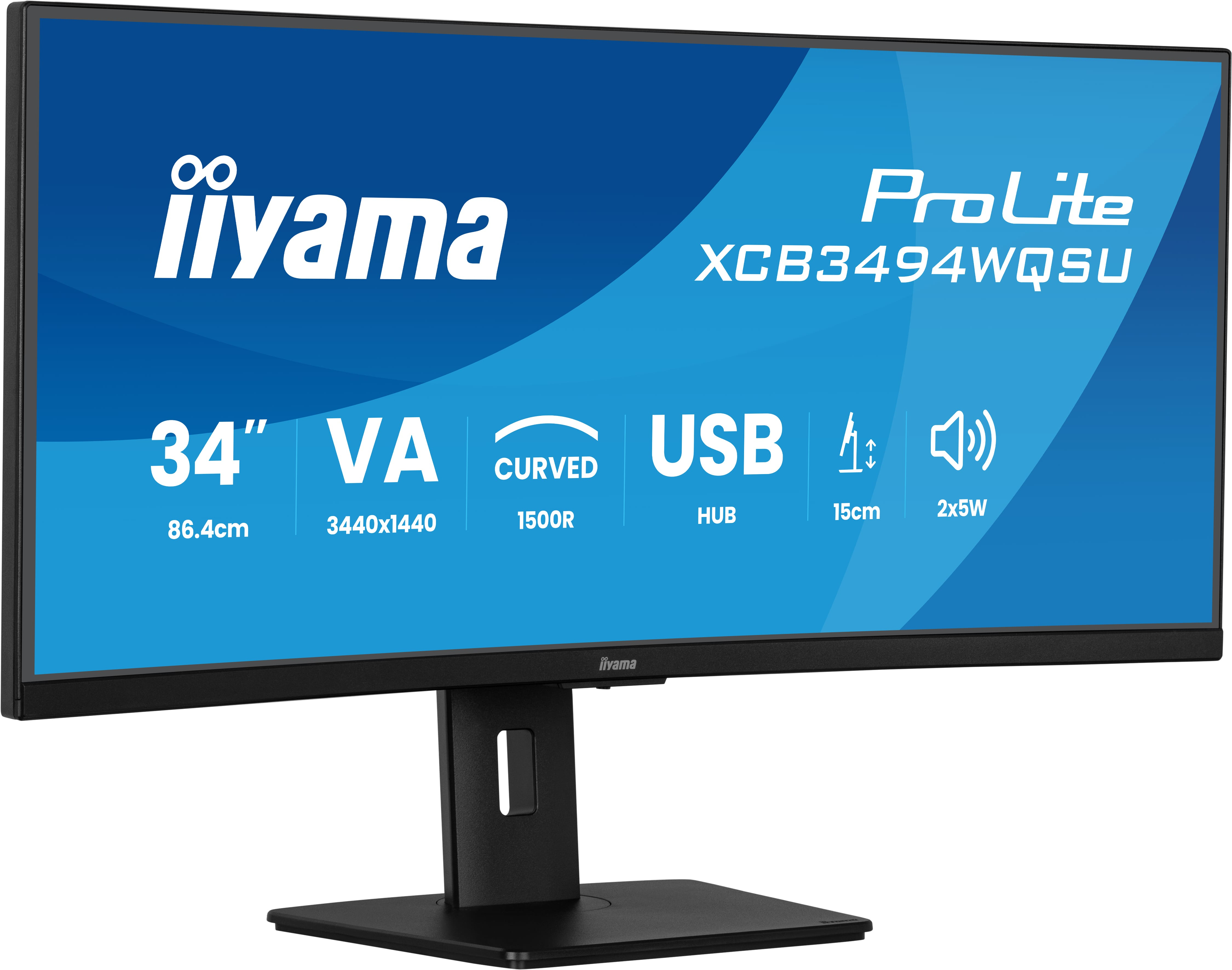 iiyama ProLite XCB3494WQSU-B1, 86,4 cm (34?), 3440 x …