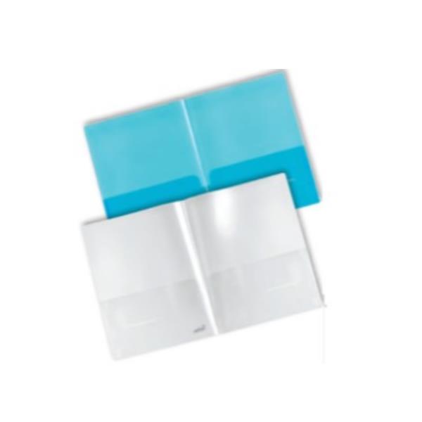 Cartella con doppia tasca Plastidea - A4 - …