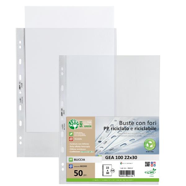 Buste forate Gea 100 - PP riciclato - …