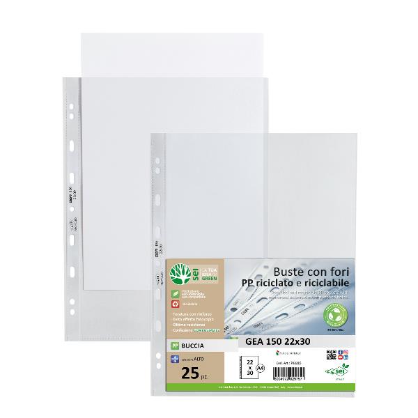 Buste forate Gea 150 - PP riciclato - …