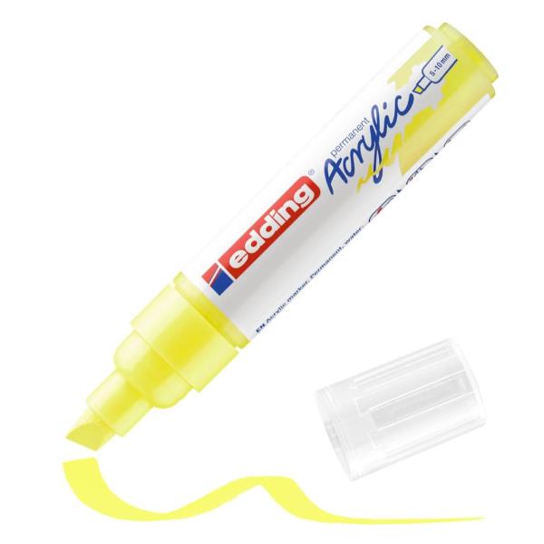 Edding E-5000065, Giallo, Punta smussata, Giallo, 5 mm, …